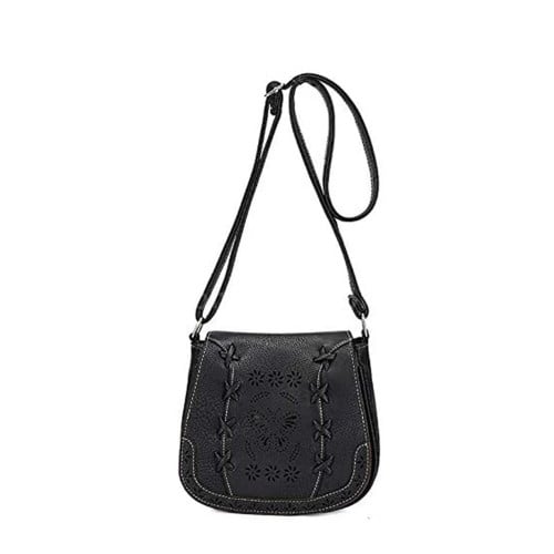 حقيبة كتف من جلد البولي يوريثان المخرم بنمط الأزهار للنساء حقيبة كتف منسوجة جودة عالية