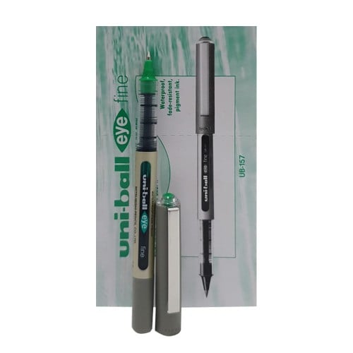 قلم سائل اللون الأخضر UB-157 يوني بول