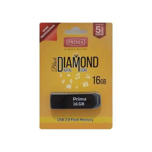 فلاش ميموري دياموند اللون الأسود 16 جيجا بريما