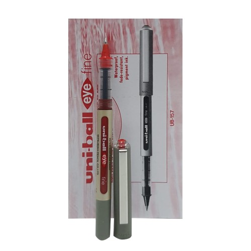 قلم سائل اللون الأحمر UB-157 يوني بول