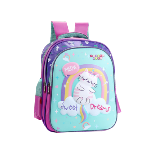 حقيبة ظهر طفولية صغيرة بناتي  14 انش 3 جيب بريما