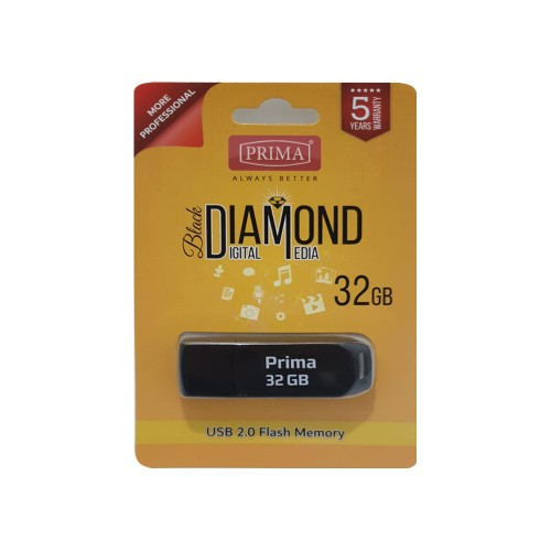 فلاش ميموري دياموند اللون الأسود 32 جيجا بريما
