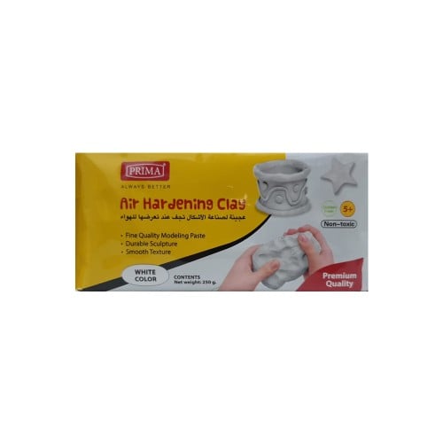 عجينة سيراميك اللون الأبيض 250 جرام صناعة تايلندي بريما