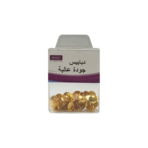 دبابيس ضغاط جودة عالية اللون الذهبي دنيا