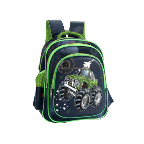 حقيبة ظهر طفولية صغيرة ولادي 14 انش 3 جيب بريما