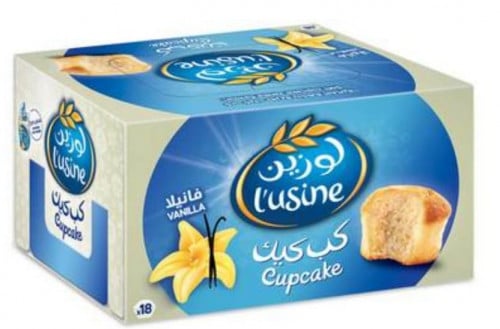 لوزين كب كيك فانيلا 10 حبة