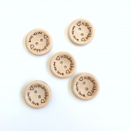 ازارير ازرار خشب صنع بحب