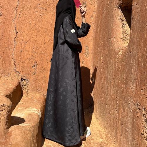 عباية غصن كلوش جوانب عباية ناعمة بقصة كلوش راقية،...
