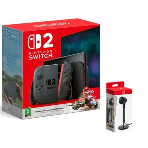 nintendo switch 2 + Mario Kart World Bundle + Came...