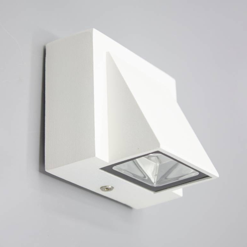 كشاف LED سور خارجي - أبيض، إضاءة صفراء، 3 واط، رقم...