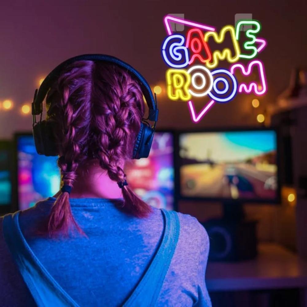لافتة نيون Game room