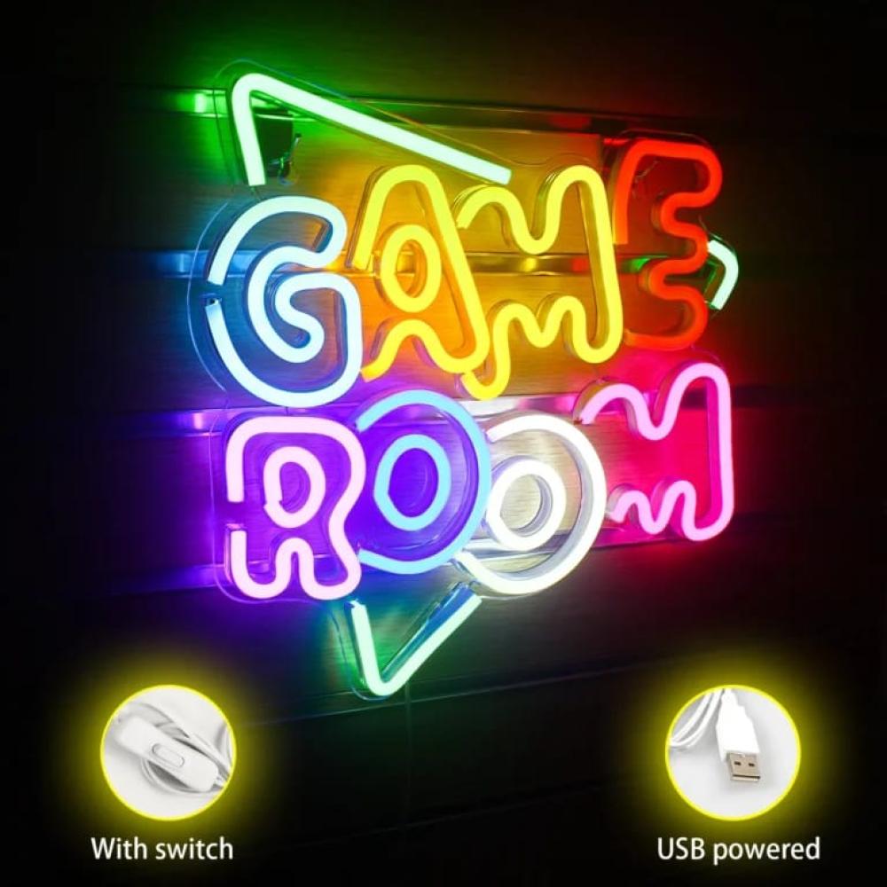 لافتة نيون Game room