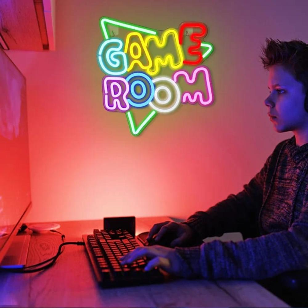 لافتة نيون Game room