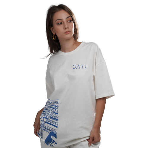 T-shirt - white - with a distinctive character