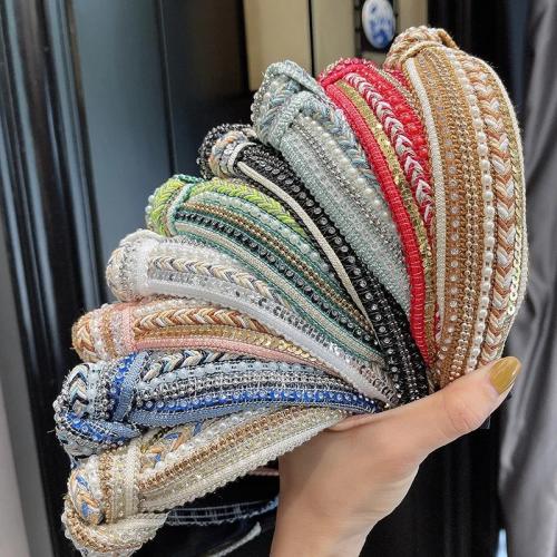 لفاخرة النسيج عقدة Headbands للنساء الفتيات رئيس ا...