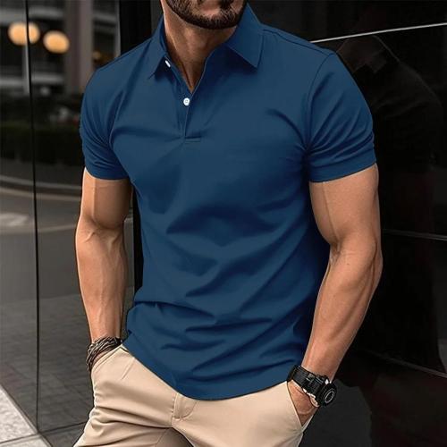 قميص بولو بلون سادة للرجال