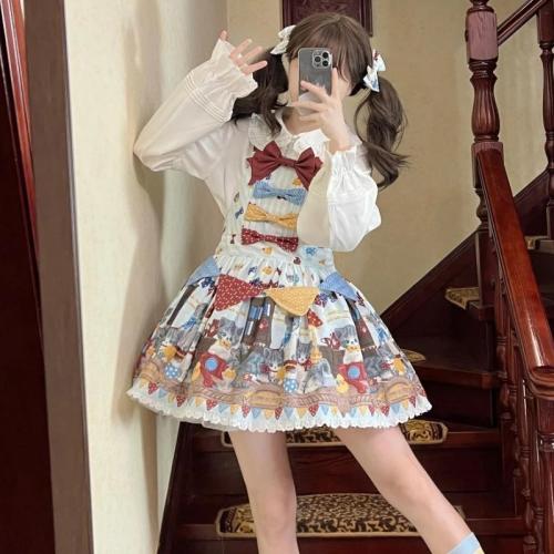 اليابان Kawaii لوليتا نمط Jsk فستان المرأة الحلو ا...