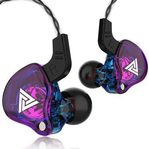 3.5 مللي متر كابل سماعات أذن سلكية QKZ AK6 HiFi جو...