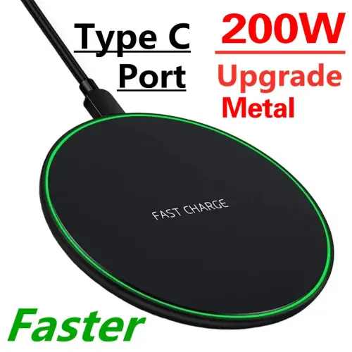 شاحن لاسلكي 200 وات لهاتف آيفون 14 13 16 15 Pro XS...