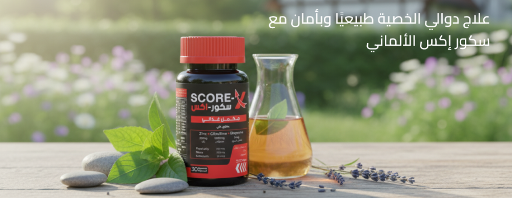 علاج دوالي الخصية طبيعيًا وبأمان مع سكور إكس الألماني