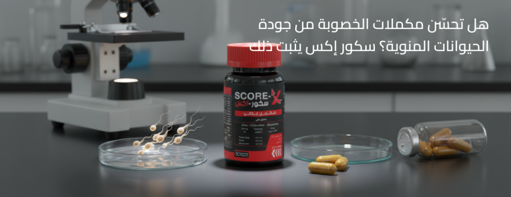 هل تحسّن مكملات الخصوبة من جودة الحيوانات المنوية؟ سكور إكس يثبت ذلك