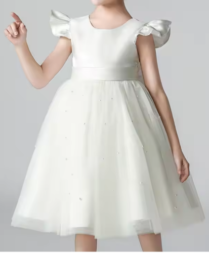 فستان أنيق باللولو