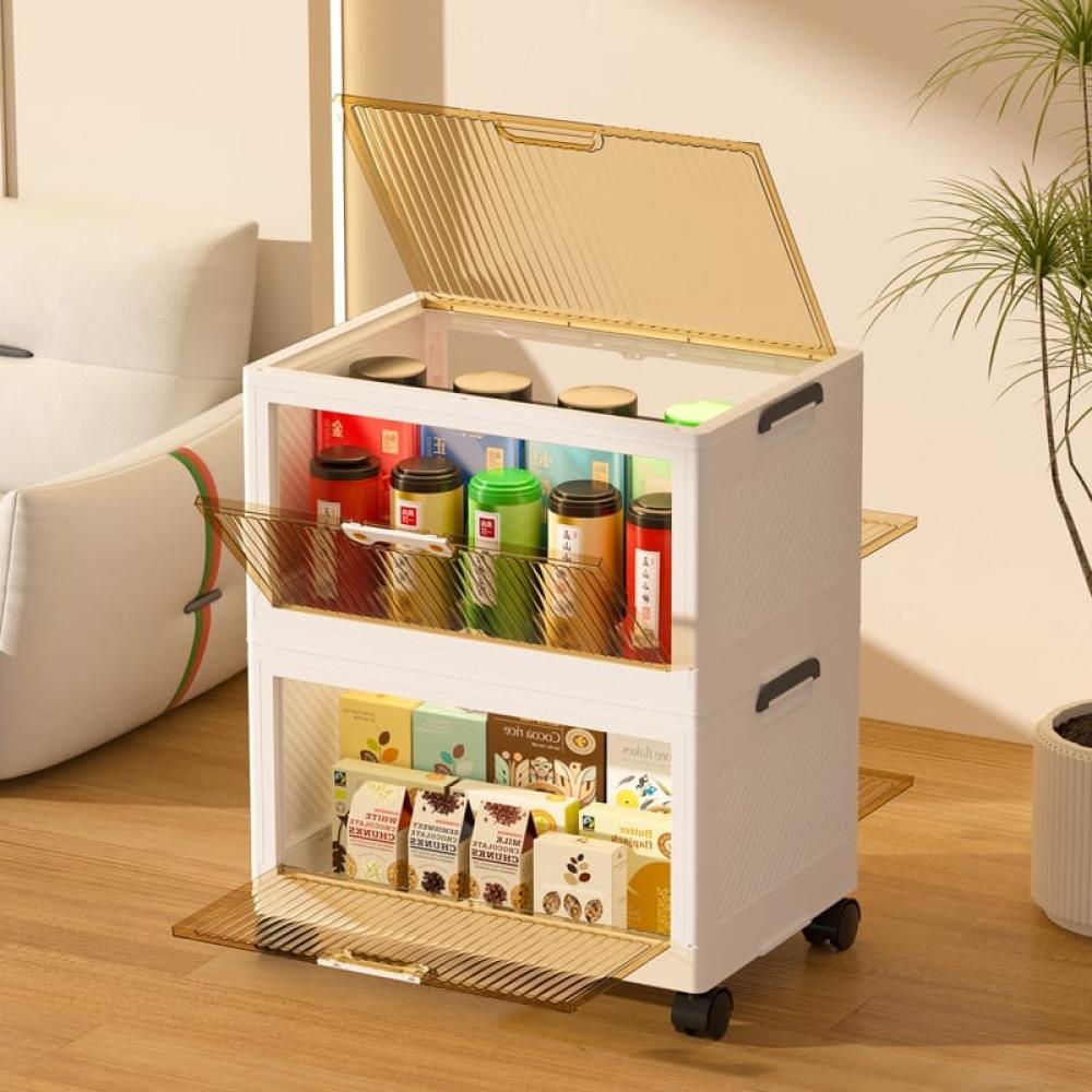 أدراج تخزين بلاستيكية قابلة للطي مقاس صغير سهلة التركيب