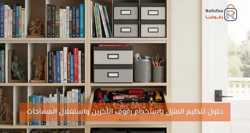 رفوف تنظيم المنزل | حلول ذكية لترتيب المساحات بفعالية