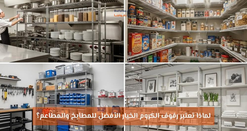 رفوف كروم - دليل اختيار أفضل رفوف معدنية عالية الجودة