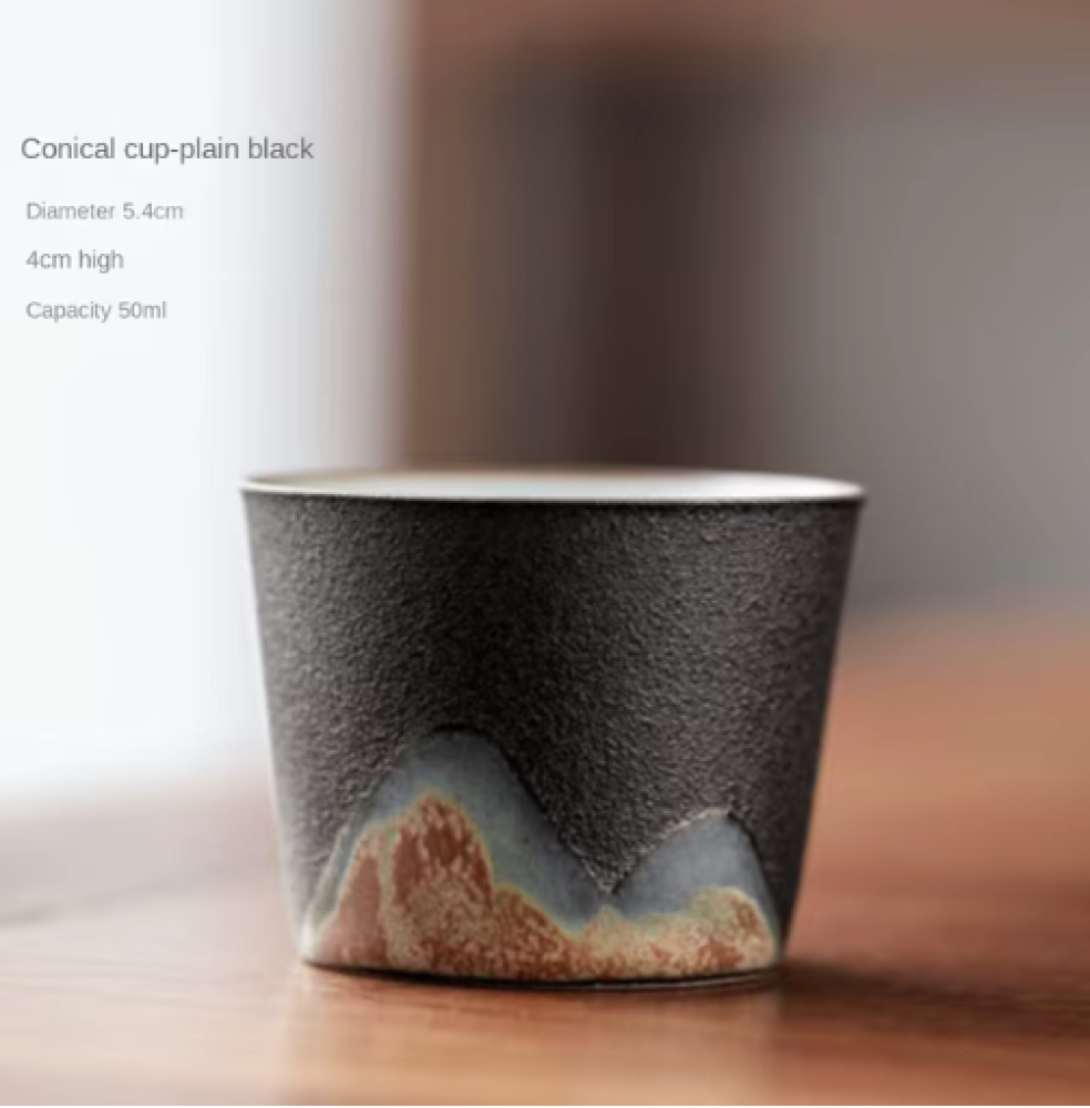 Black-Conical Cup