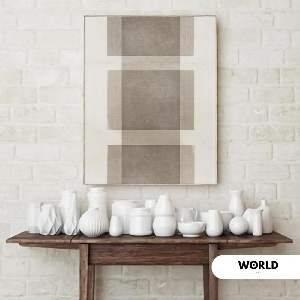 لوحة بتصميم مودرين بلون بني