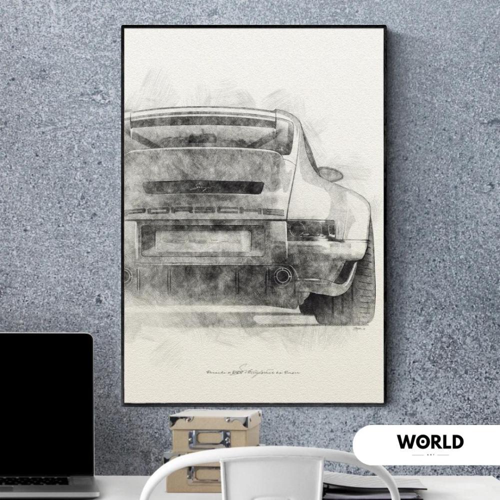 لوحه بتصميم سيارة