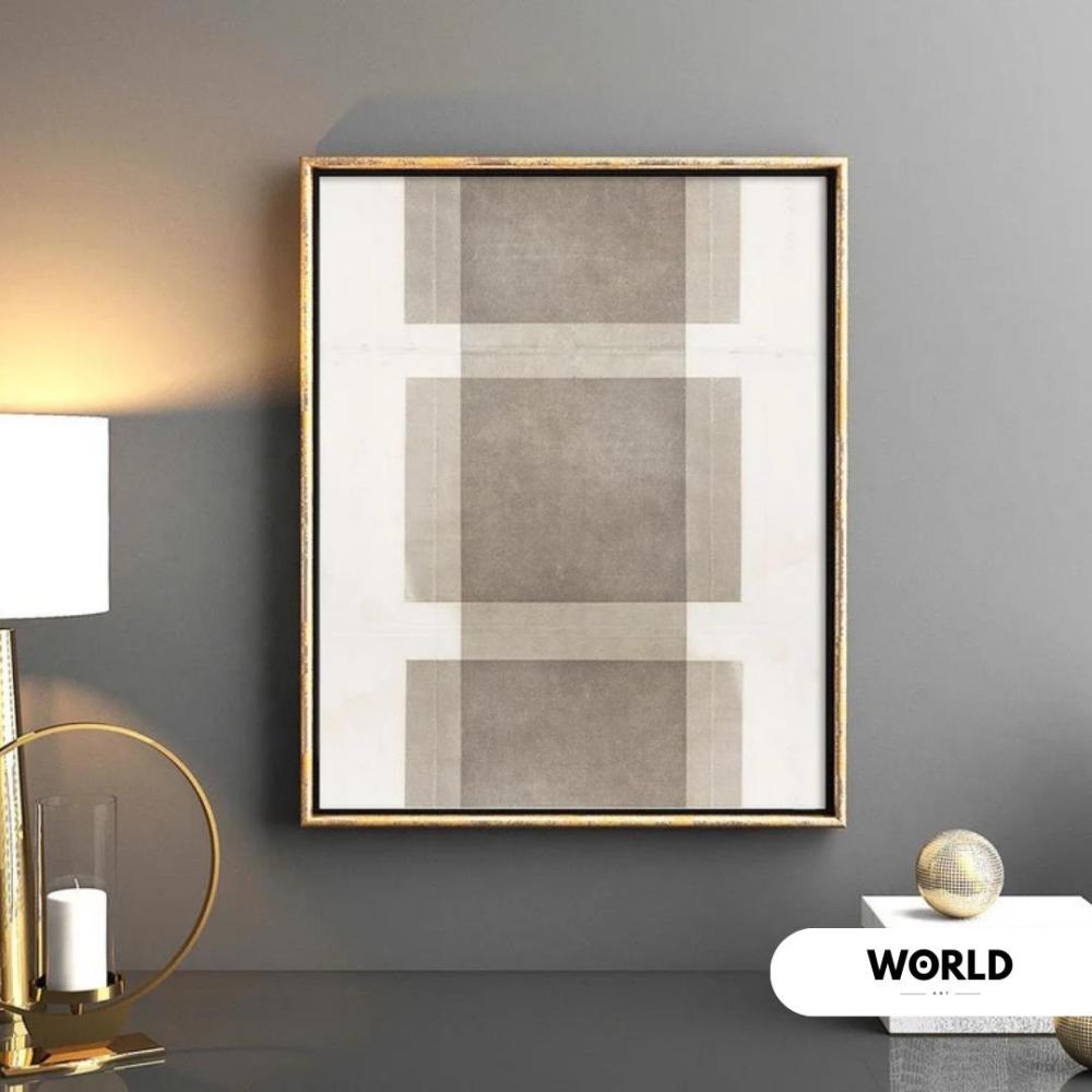 لوحة بتصميم مودرين بلون بني