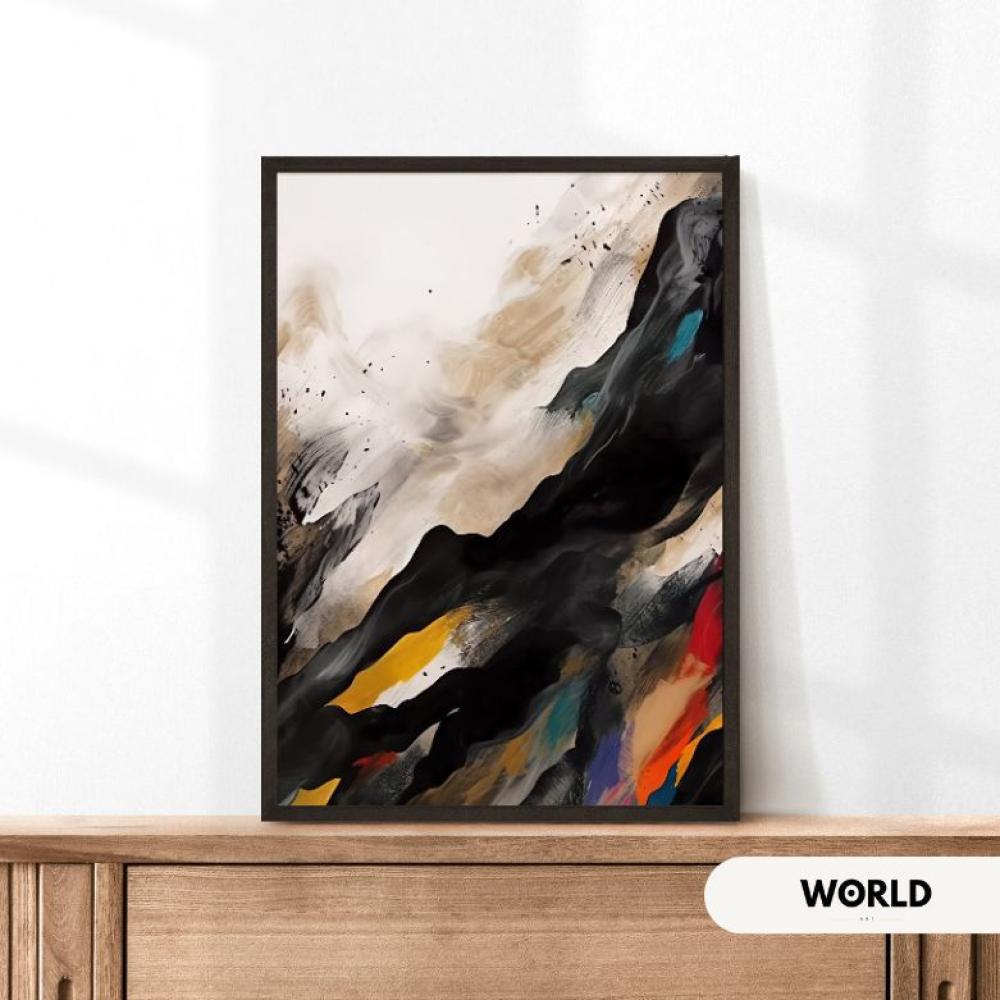 لوحة بفن تجريدي