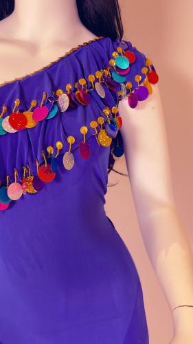 Lilo Fiesta Dress — Blue Multi