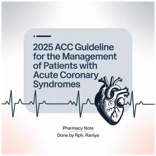 Pocket Note of 2025 ACC Guideline for the Manageme...