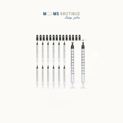 1ml Syringes with Caps سيرنج تجميع اللبأ معقمة ، م...