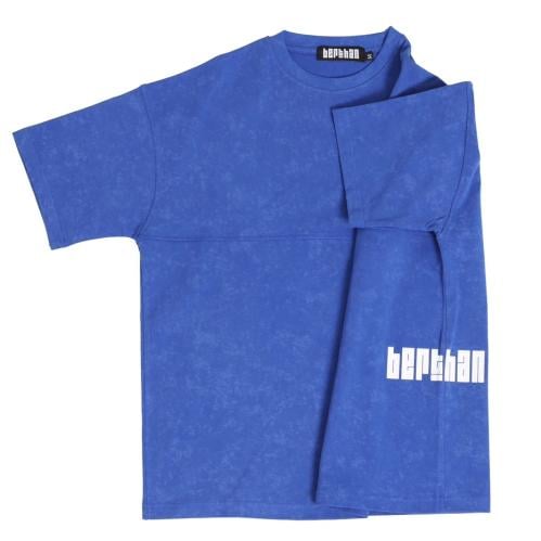Blue washed t shirt
