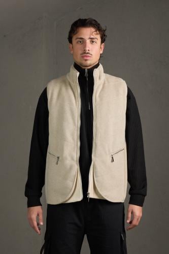 Modern cashmere vest