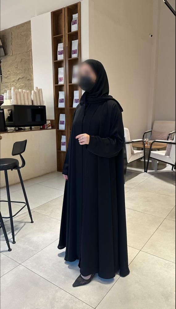 عباية غايه دبل كلوش تصميم كويتي