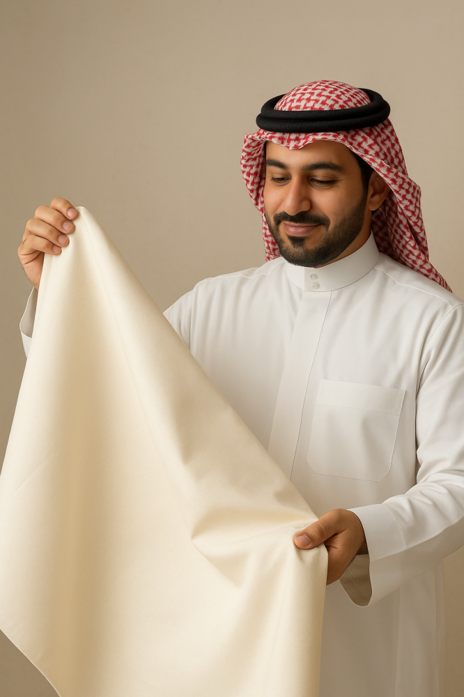 كم متر قماش للثوب؟ دليل اختيار المقاسات بدقة للرجال - ريسنت