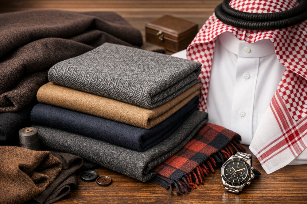 قماش شتوي رجالي | أفضل الخامات الرجالية للشتاء - ريسنت