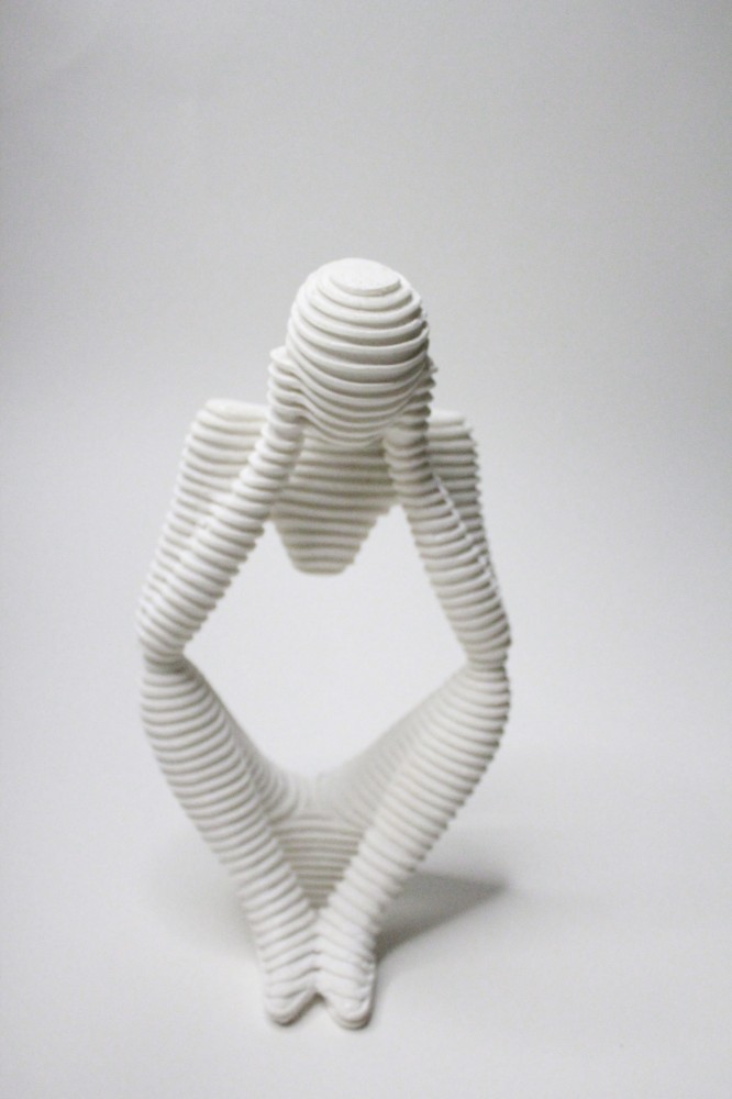 ديكور مجسم أبيض