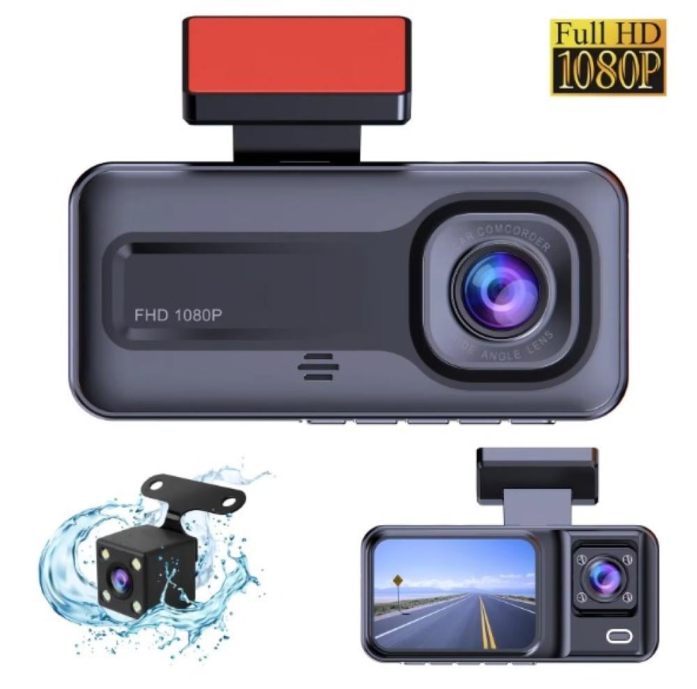 كاميرا داش Full HD مزودة بـ 3 كاميرات ، من الأمام ومن الداخل والخلف