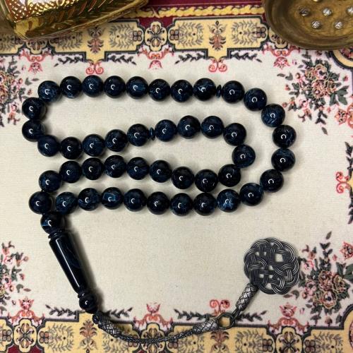 مسباح بكلايت كحلي معتق الشكة: طربزونه فضه