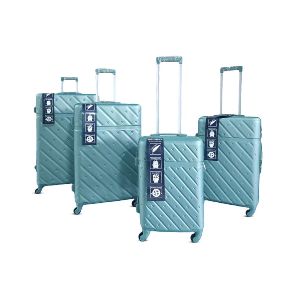 شنط سفر فيبر ABS - أربع قطع - ماركة SLOW