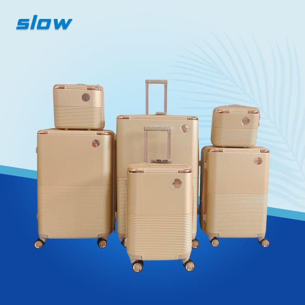 شنط سفر فيبر عرائسي ABS - ست قطع - ماركة SLOW