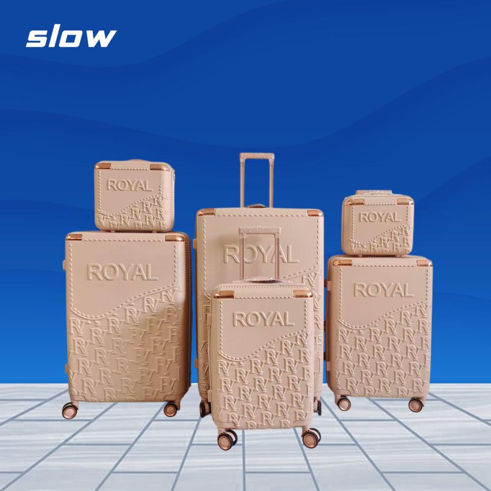 شنط سفر فيبر عرائسي ABS - ست قطع - ماركة SLOW