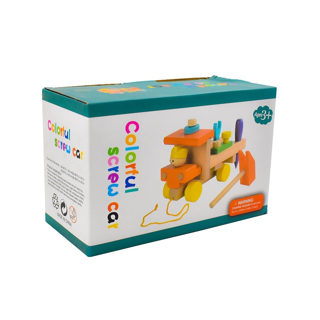 قطار خشبي تركيب