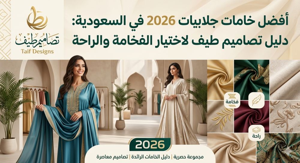 افضل انواع الاقمشه للجلابيات